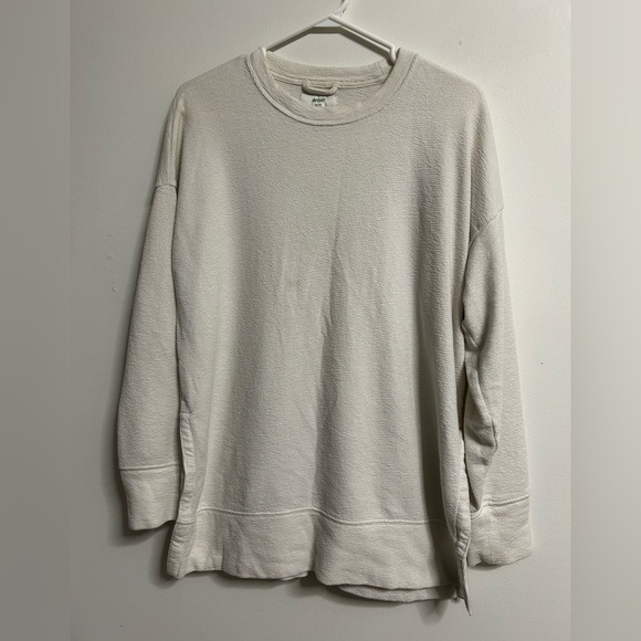 Aerie Cream Oversized Crewneck - Picture 1 of 4